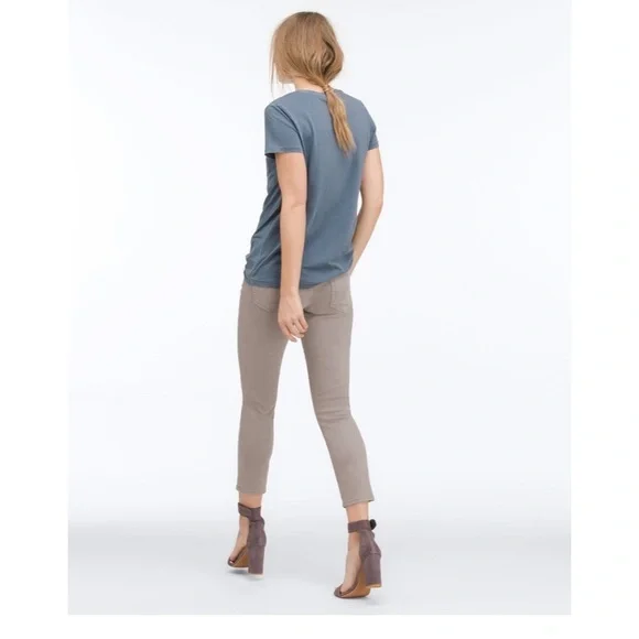 AG the Slit crop Jeans in gray